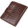 Textured Men's Wallet Made of Genuine Leather CANPELLINI Purse 21691 Brown