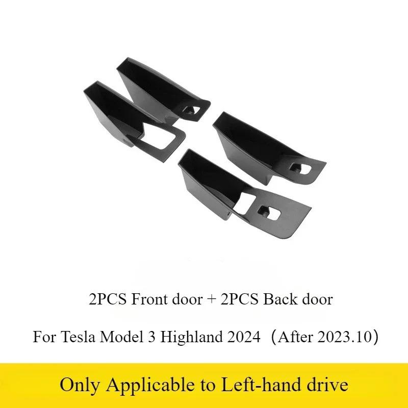 For Tesla Model Y/3/3+ Model Y Juniper Car Door Storage Box Four-door Inner Handle All-inclusive Storage Box Interior Storage