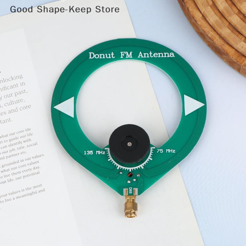Small & Portable 75M-135MHz Mini Loop Antenna Module, Ideal for Vehicle Mounting, SMA Male Interface