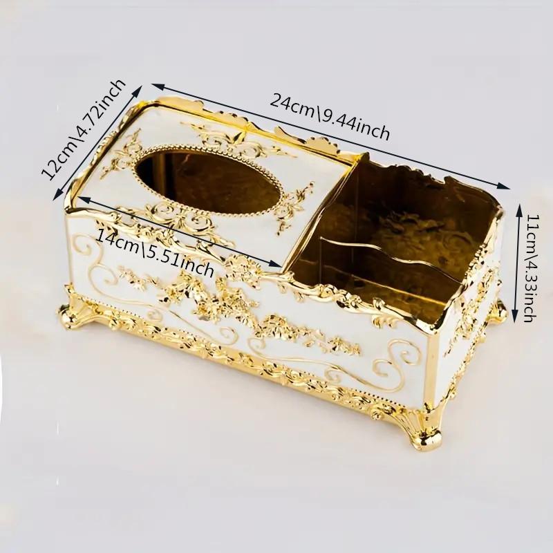 European Style Multifunctional Tissue Box, Desktop Decoration Ornaments, Kitchen And Living Room Remote Control Storage Box