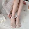 Breathable Bowknot Socks Hollow Cotton Socks New Short Socks  Spring Summer