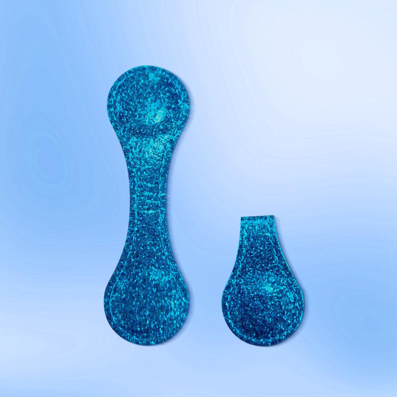 Crazy Horse Leather Double-Sided Magnetic Bookmark Clip