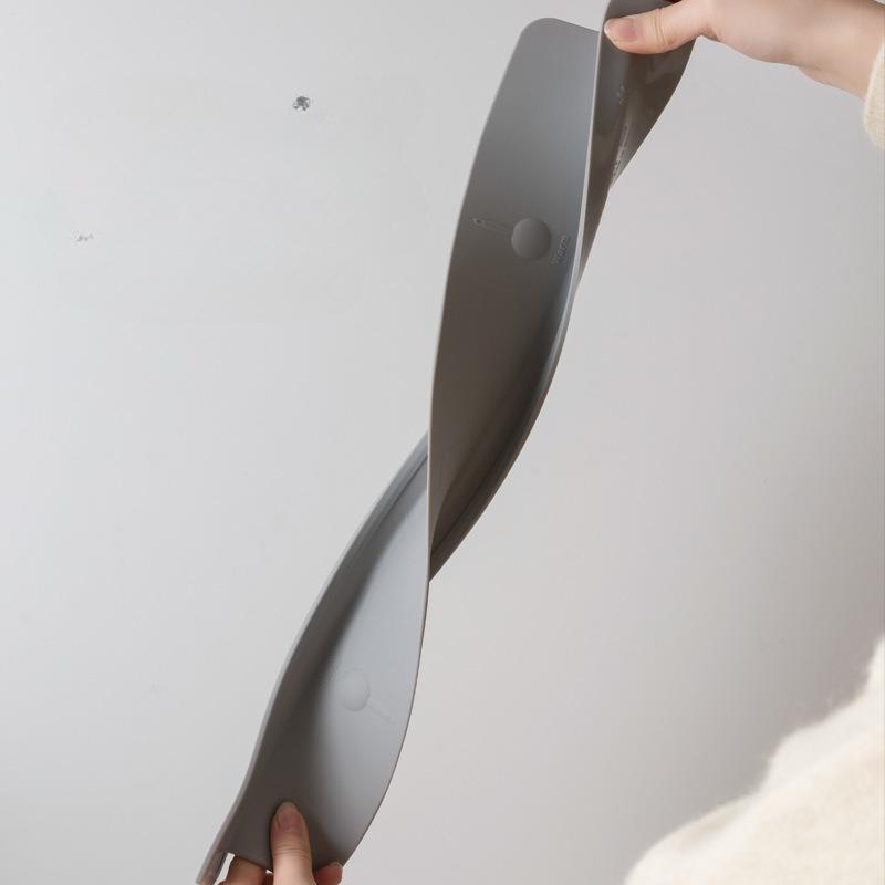 50 cm Silikon Diskho Baffel Stänkskydd med Sugkopp Nordisk Vindruta Vattenplatta Kök Stänkskydd Vattenblockerande List