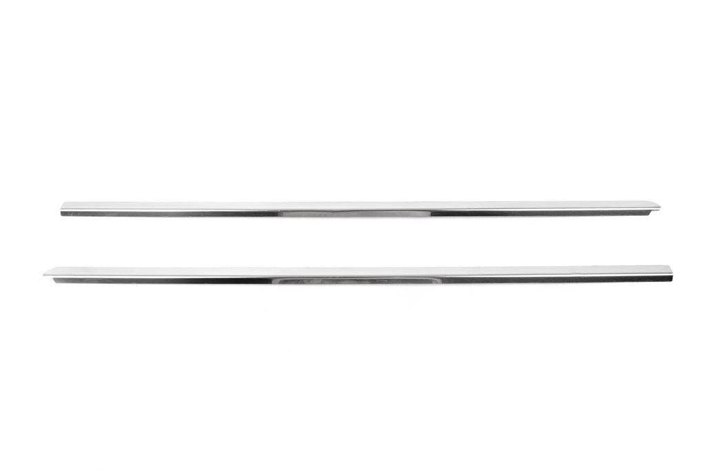 Fremre vinduslist (2 stk, stål) Carmos - Tyrkisk stål for Volkswagen T5 Multivan 2003-2010
