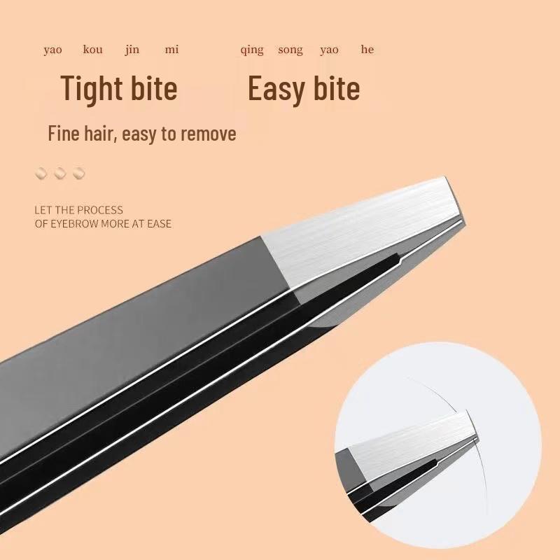 High-Precision Eyebrow & Beard Tweezers, Individually Packaged, 96 Count, 1.2mm Thick