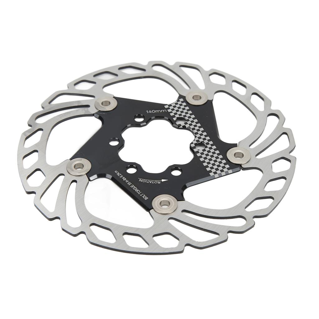 Bike Floating Brake Discs with with 6 Bolts Heat Dissipation Mountain Bike Brake Rotor140MM