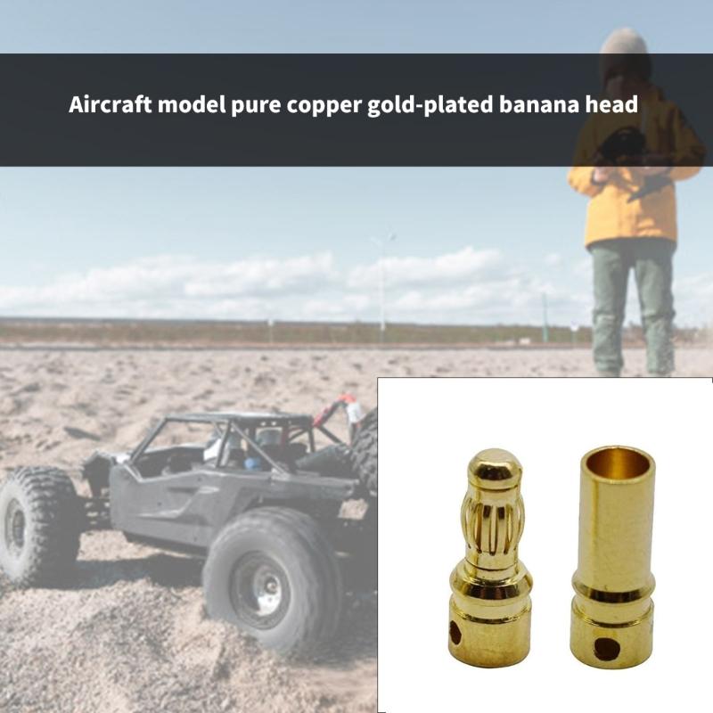 Packung mit 15 Paaren 3,5 mm Kupfer-Bananenstecker Stecker und Buchse für bürstenlosen Motor und elektronischen Drehzahlregler