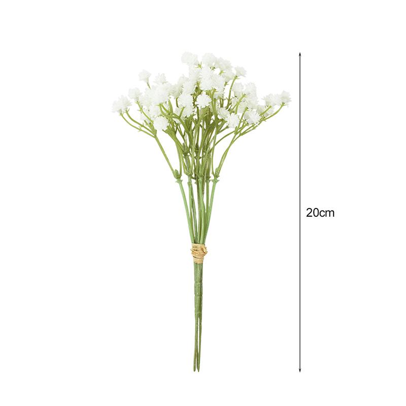 

Белые цветы Babys Breath Искусственные белые цветы Гипсофила DIY Цветочные букеты Композиция Свадебное украшение для домашнего стола