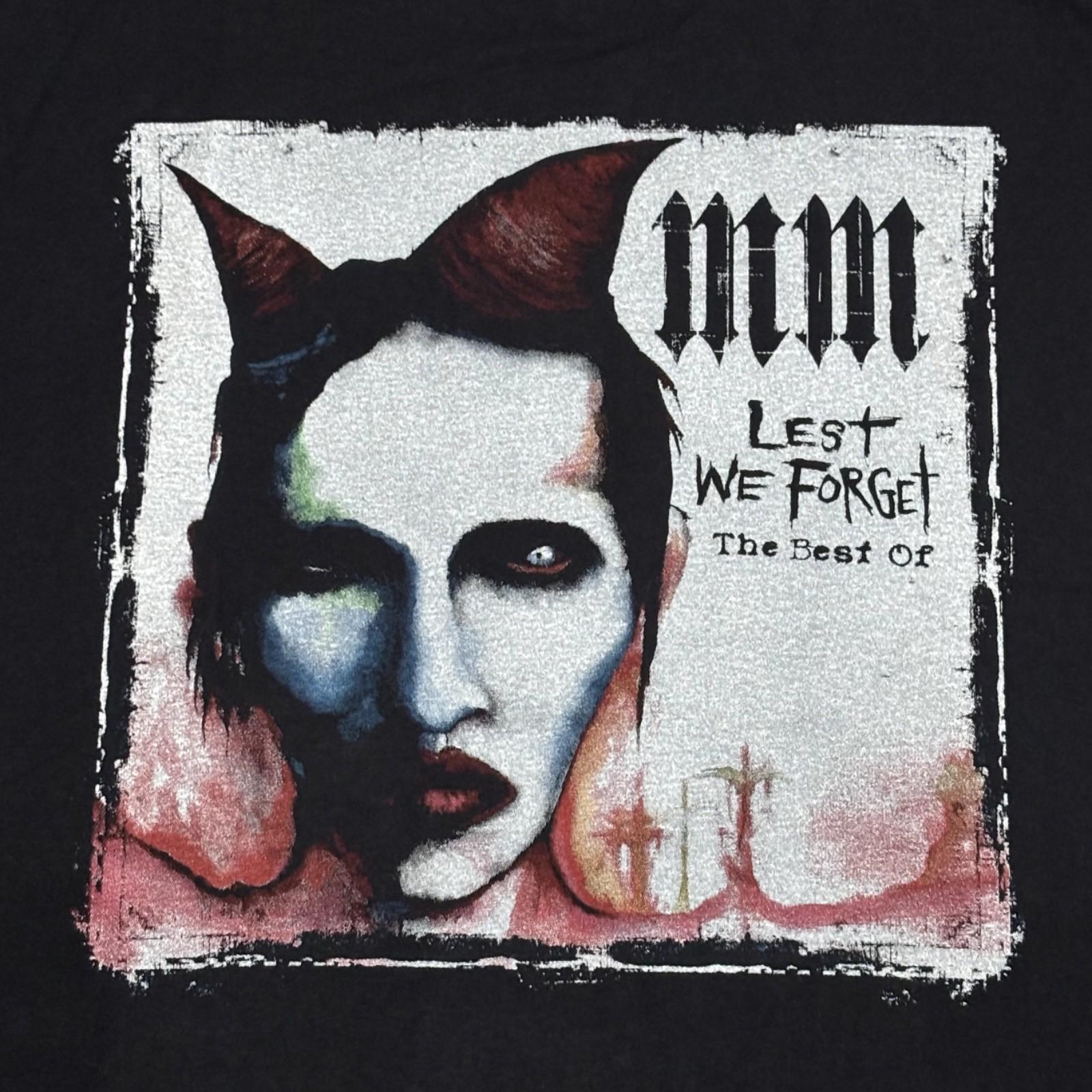 Винтажный 2004 год Marilyn Manson Lest We Forget Against All Gods Tour ПЕРЕИЗДАНИЕ 3XL
