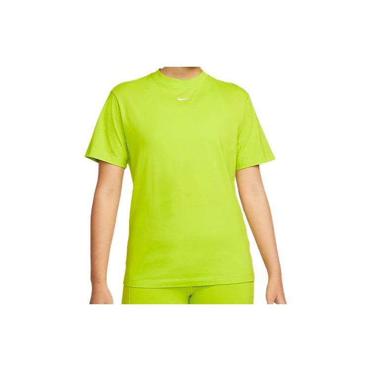 Nike Sportswear Essentials Drop Shoulder Sleeve T Shirt Women's Green DN5698-321