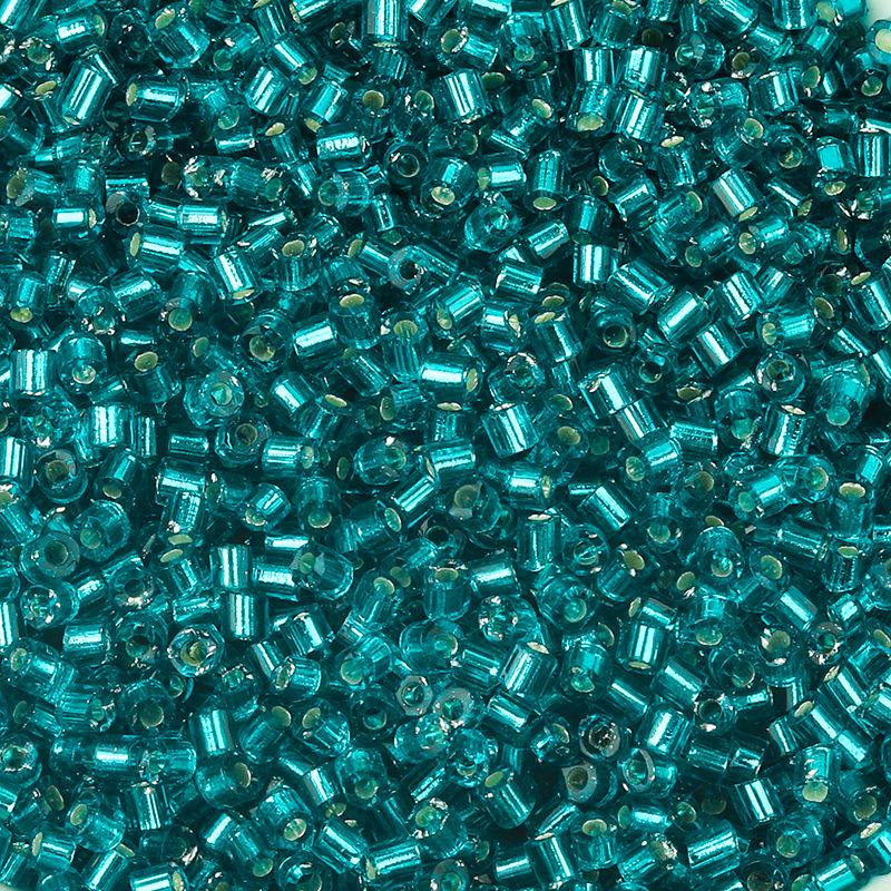 

Посеребренные 2,5 мм цветные стеклянные бусины-бисер для изготовления браслетов своими руками и проектов бисероплетения Diameter 2.5mm, Length 3mm, Hole 1mm, 50g/pack