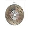 Double-Sided Electroplated Diamond Saw Blade for Marble & Granite with M14 Flange