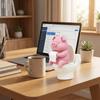 Cartoon Pig Figurine 3D Printed Toilet Pig Decoration Novelty Pig Sitting on Toilet  Gift