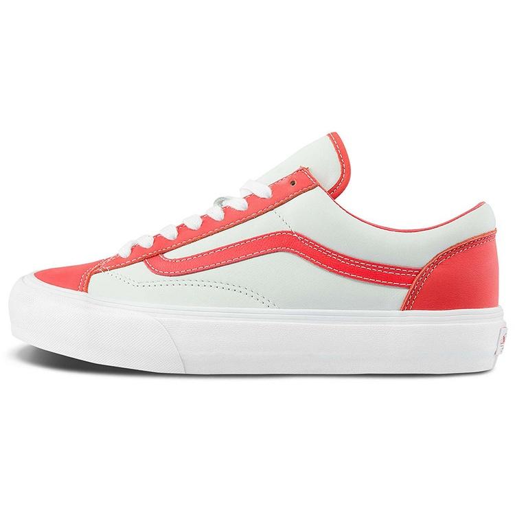 Vans Style 36 VLT LX  White Orange  Men s VN0A5FC3A1I EU 43