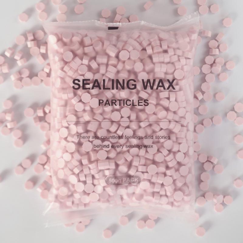 

Fire Paint Wax Grain Bags, 500g, Fresh Mixed Color, Handmade, DIY Pocket Gift, Invitation Card Sealing, Decoration Supplies