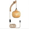 Bamboo Weaving Wall Lamp: Retro Wabi-Sabi Style for Tea Rooms and Bedrooms