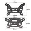 1/7 Front Rear Shock Absorber Brackets Durability Replacement High Performance Professional Carbon