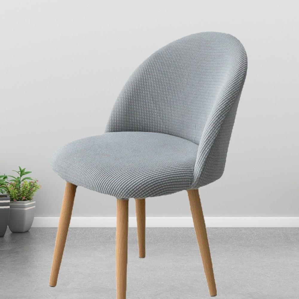 Anti-slip Low Back Duckbill Dining Chair Cover Backrest Protector  for Home Hotel Decoration