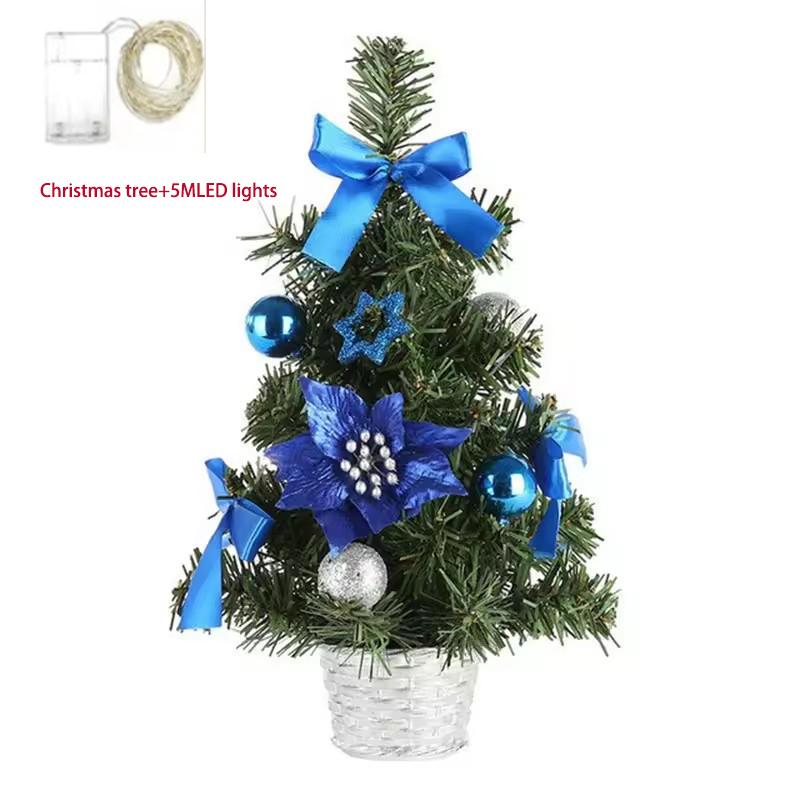20/30/40cm Christmas Tree Home Bedroom Party Decorations Artificial Christmas Tree Children DIY Handicraft 2025 New Year Gift