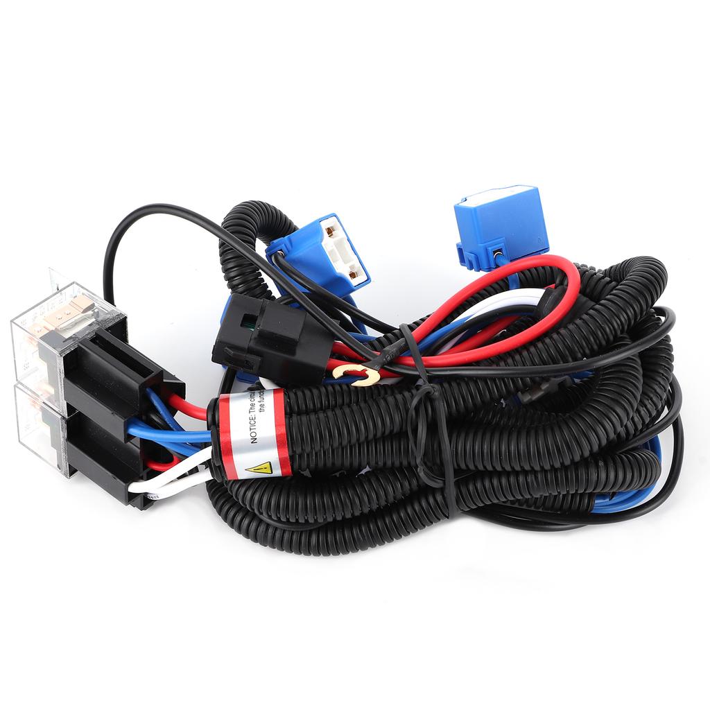 H4 Scheinwerfer Relais Kabelbaum 4 Lichter Erhöhen Helligkeit Zubehör für Car24V 130w 80A