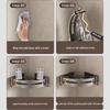 Xinpei No-Drill Aluminum Bathroom Corner Shelf