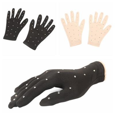 Elegance Ice Skating Training Gloves Shiny Figure Skating Wrist Glove  Kids