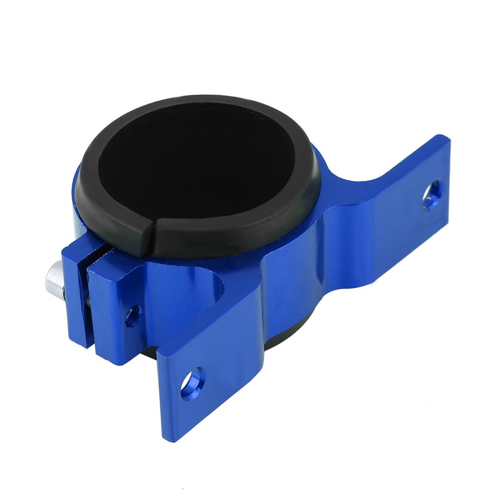 Aluminum Alloy 50mm Car Fuel Pump Mounting Bracket Single Filter Clamp Cradle Black