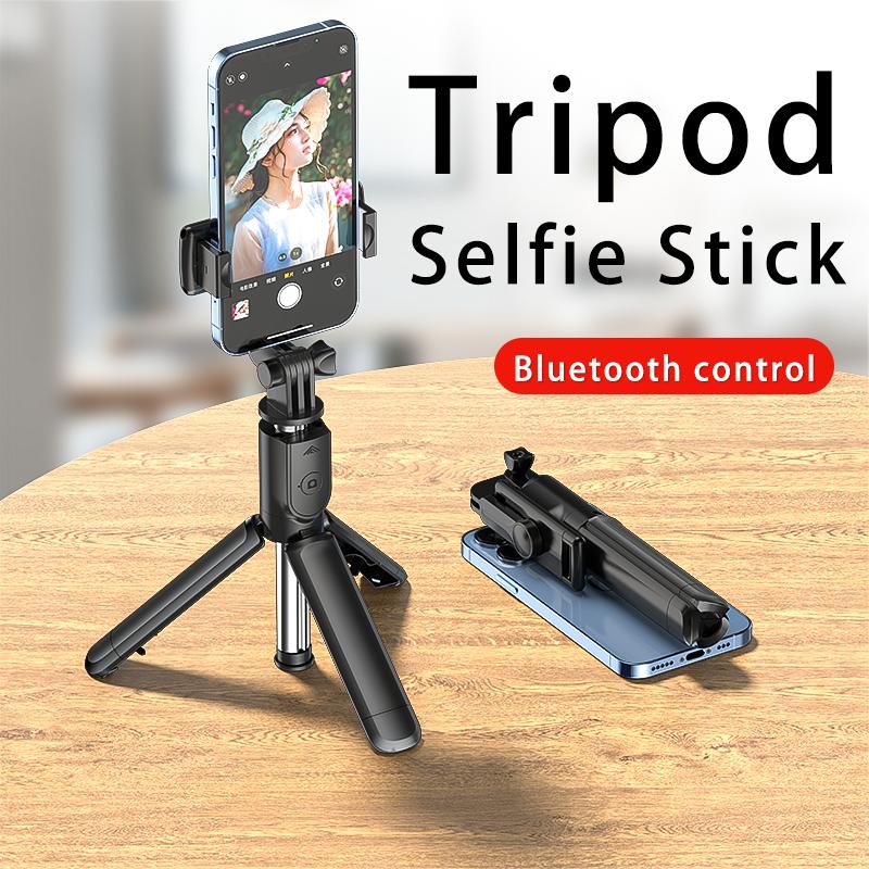 Bluetooth Wireless Selfie Stick Mini Tripod Extendable Monopod Remote Shutter For Samsung Phone Holder