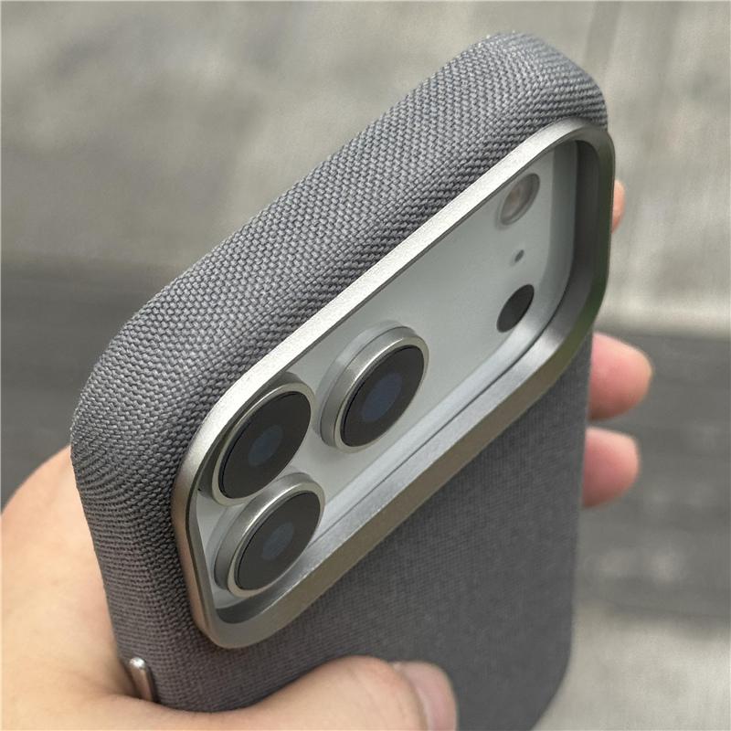 Original Technology Woven Fabric for Magsafe Case for IPhone 17 16 Pro Max 17Pro Active Touch Camera Button Magnetic Back Cover
