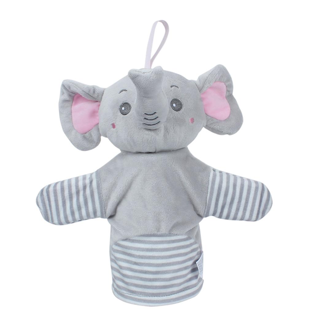 Cartoon Animals Hand Puppet Plush Toy Animals Puppets With Movable Hand For Kid Children