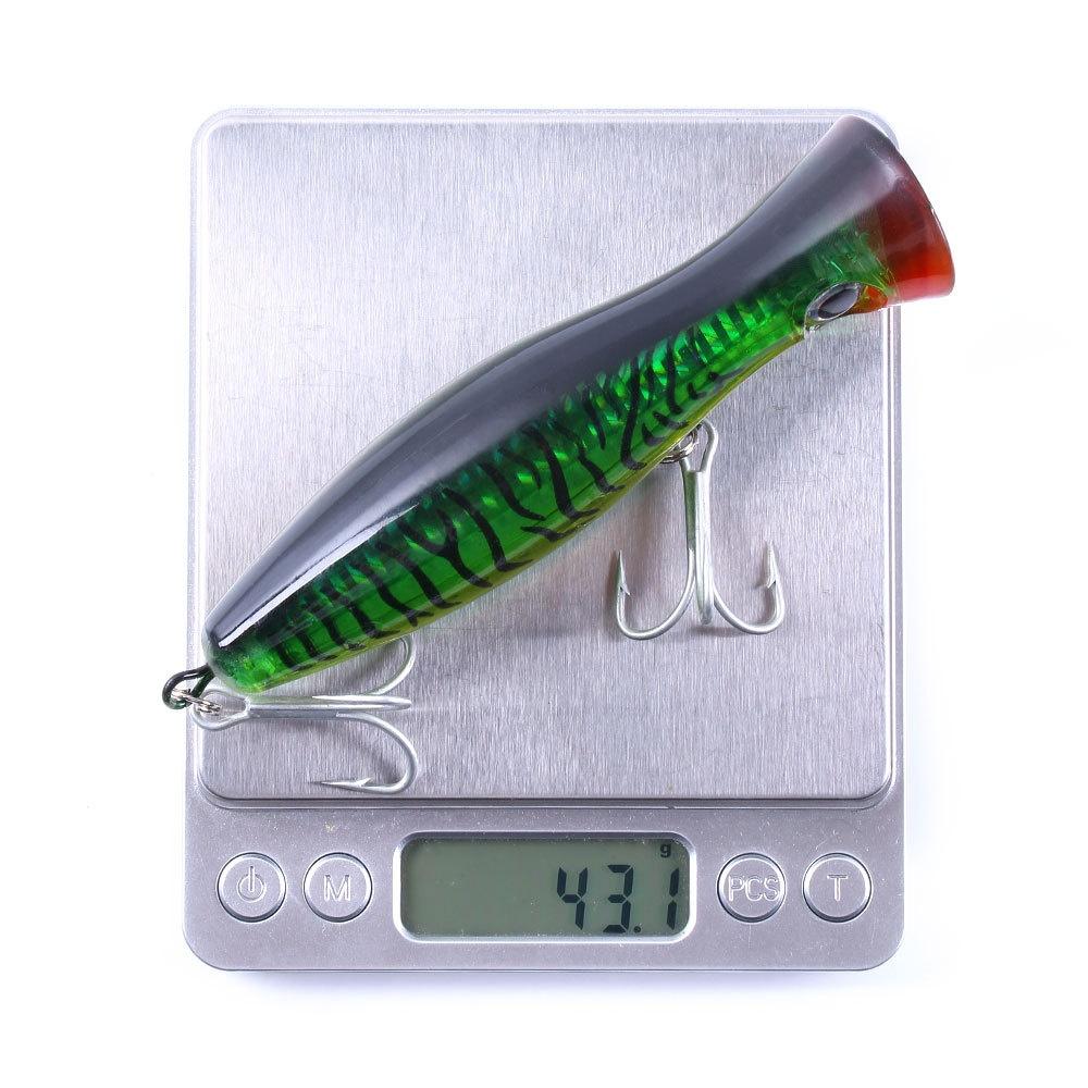 New Model Popper Lure Set for Saltwater & River/Lake Fishing 41g Plastic Artificial Hard Bait Fishing Gear