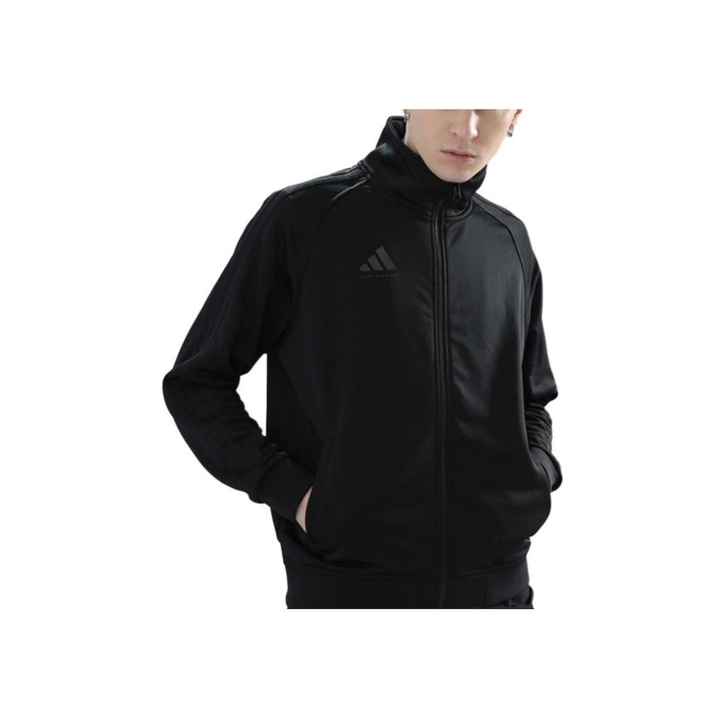 adidas Seria Stil de Viață Sportiv Guler Înalt Confortabil Casual Rezistent la Vânt Ultra Ușor Respirabil Versatil Jachetă cu Fermoar Mânecă Lungă TR30JT-BB
