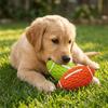 Bite Tough Squeaky Rugby Ball Rubber Dog Molar Toy Indestructible Dog Toy  Teeth Grinding Clean