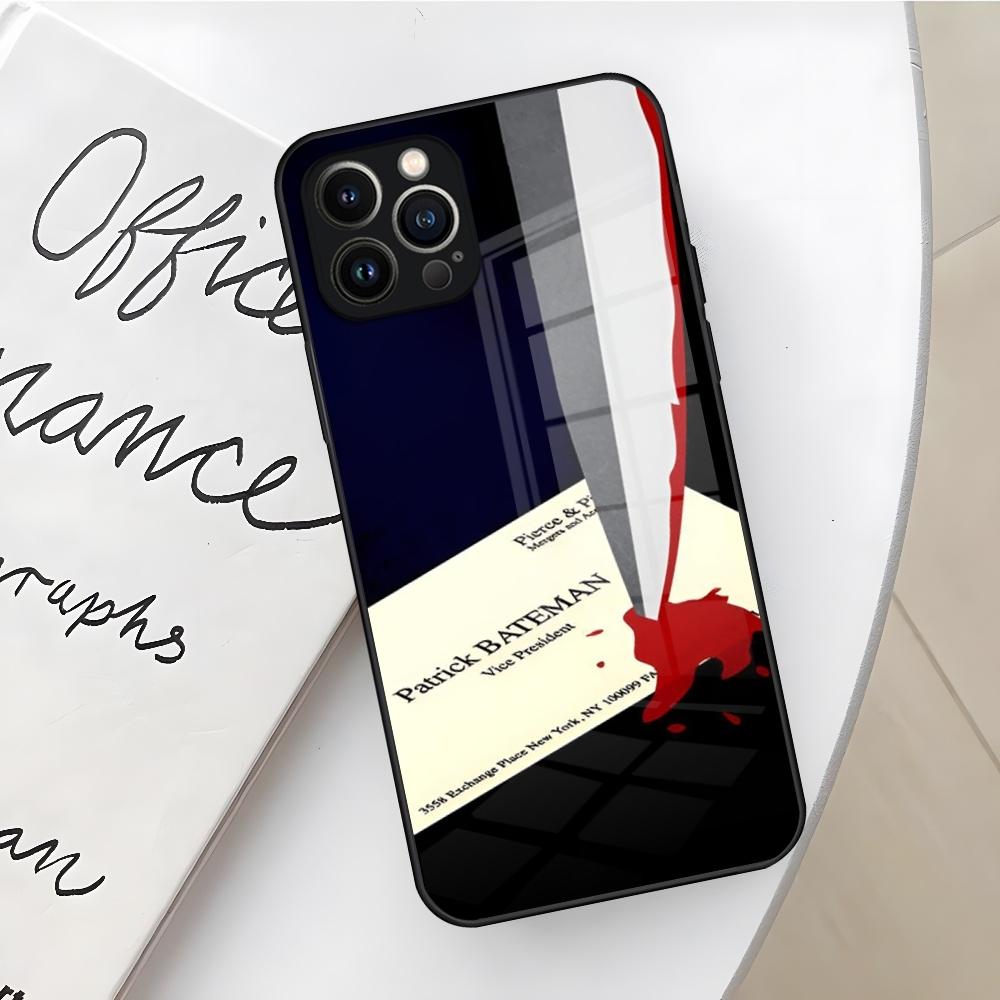 A-Americans P-Psychos Phone Case for Iphone 17 16 Air 15 14 12 11 13 Pro Max Mini X Xr Xs Se Puls glass Cover