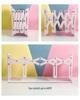 Kaba Bear Retractable Book Stand - Simple Iron Desktop Bookshelf with Macaron Colors