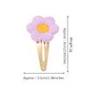 2 Stück/Los Stickerei Blume Haarnadeln Kinder Blume Haarspangen Süße Mädchen Baby Haarschmuck Vintage Haarnadeln Haarspangen