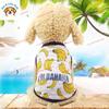 Hot Fruits Pattern Pet Cotton Clothes All Season Breathable Vest Coat Dress For Dog Cat Puppy Kitten Small Pet Cute Daily Outfit