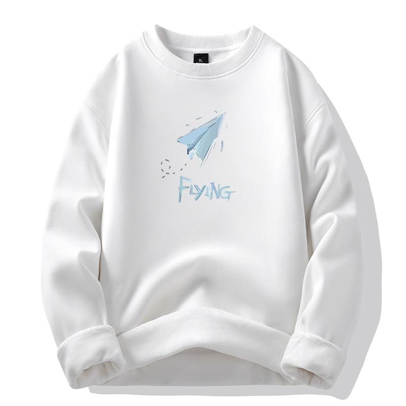 New Cotton Thickened Loose Men's Jacket Fashion Hoodie Trend Sweatshirt Tops