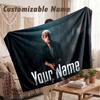 Custom Name Flannel Blanket,Alex Warren Lightweight Warm Bed Blanket For Couch & Holiday Gift