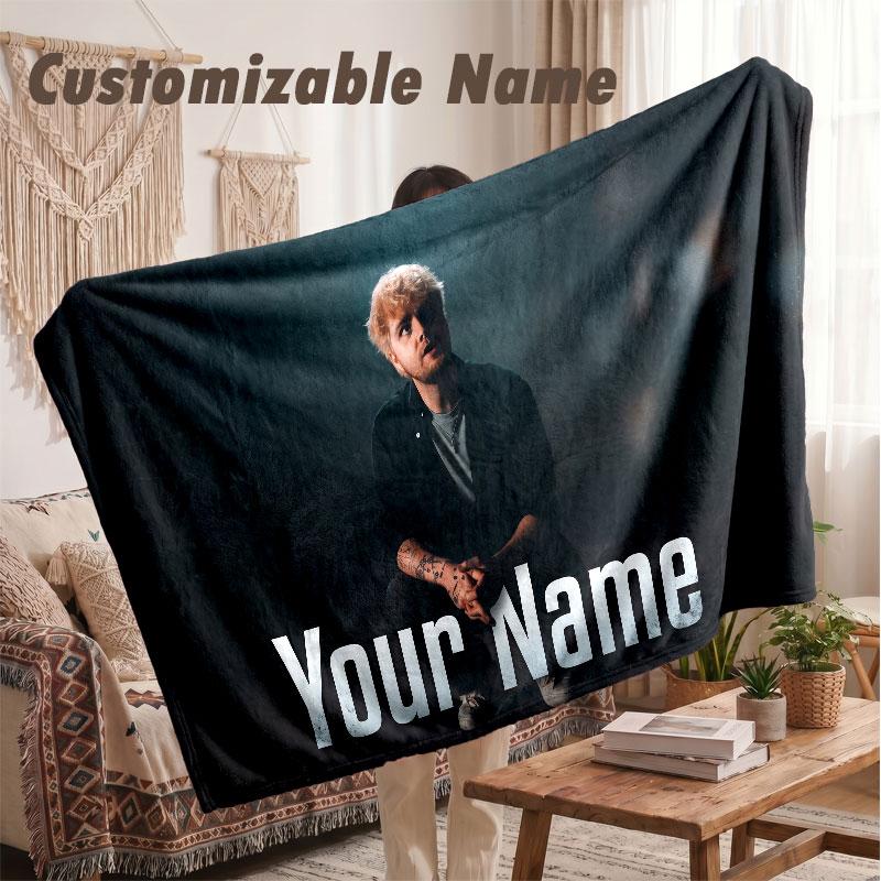 Custom Name Flannel Blanket,Alex Warren Lightweight Warm Bed Blanket For Couch & Holiday Gift