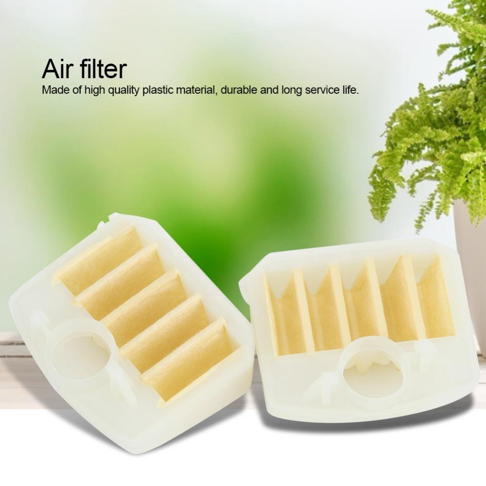 4PCS Plastic + Filter Paper Air Filter Replacement for Husqvarna 340 345E 346XP 350 351 353