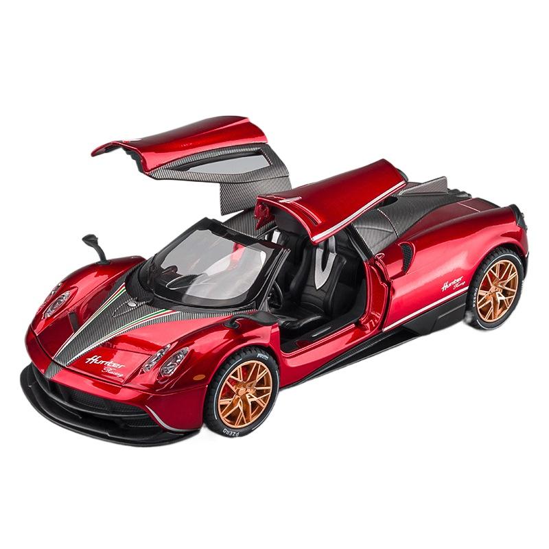 1/22 Pagani Huayra Dinastia Supercar Alloy Car Toy Car Metal Collection Model Car Sound and Light Toys for Children