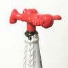 1Pc New Reusable Funny Happy Man Red Plastic Wine Cork Bottle Plug Bottle Stoppers Kitchen Bar Tools