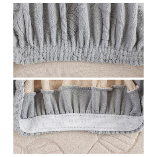 Chair Cover Dustproof Stretchable Soft Fabric Prevent Cat Scratching Elastic Bottom Anti-slip Chair Protective Sleeves for Dinning Chair