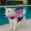 Enhanced Buoyancy Dog Swimsuit Waterproof Scales Shark Dog Clothes Dog Safety Vest  For Dogs