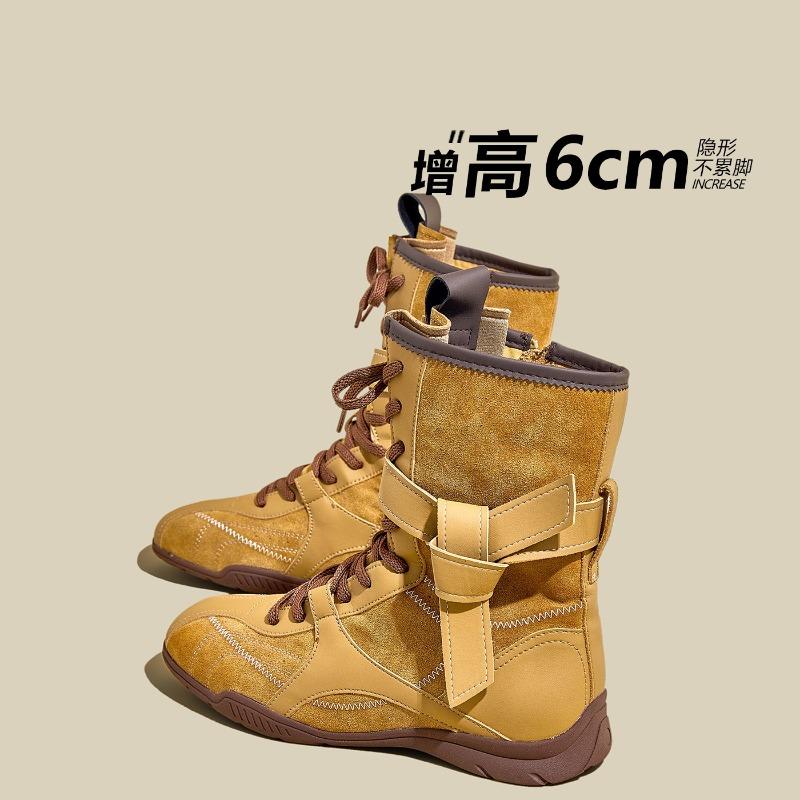 Summer and autumn new 6 thick-soled breathable retro women's Martin boots versatile casual sports shoes