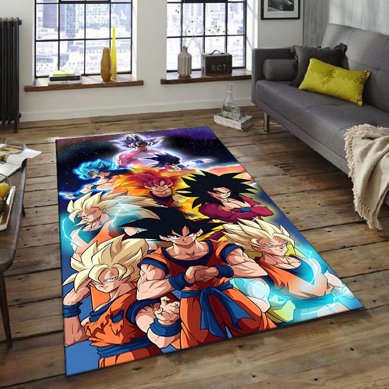 1pc Dragon Ball1 Design Area Rug - Non-Slip, Soft & Cozy Floor Mat for Living Room, Bedroom, Office - Indoor/Outdoor Decorative Carpet