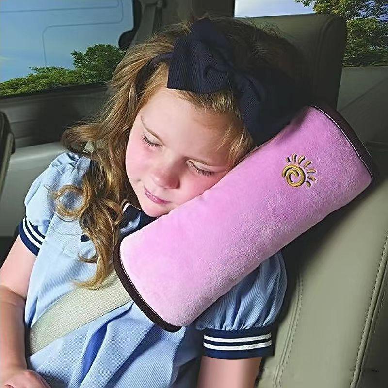 Universal-Sicherheitsgurtkissen fürs Auto, hochwertiges Kinder-Schulterpolster zum Anpassen und Schützen des Baby-Schlaf-Sicherheitsgurt-Positionierers, Plüsch-Abdeckungspolster