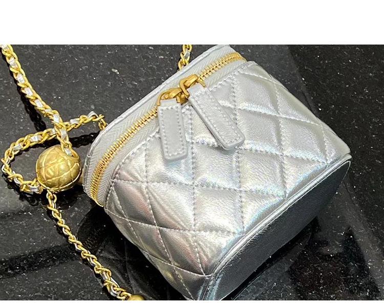 Mini Diamond Pattern Shoulder Bag - Elegant Women's Versatile Handbag
