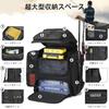 Fishing Backpack with Rod Holders 45L Large Waterproof Fishing Bag for Outdoor Camping and Hiking - (Bag Only)